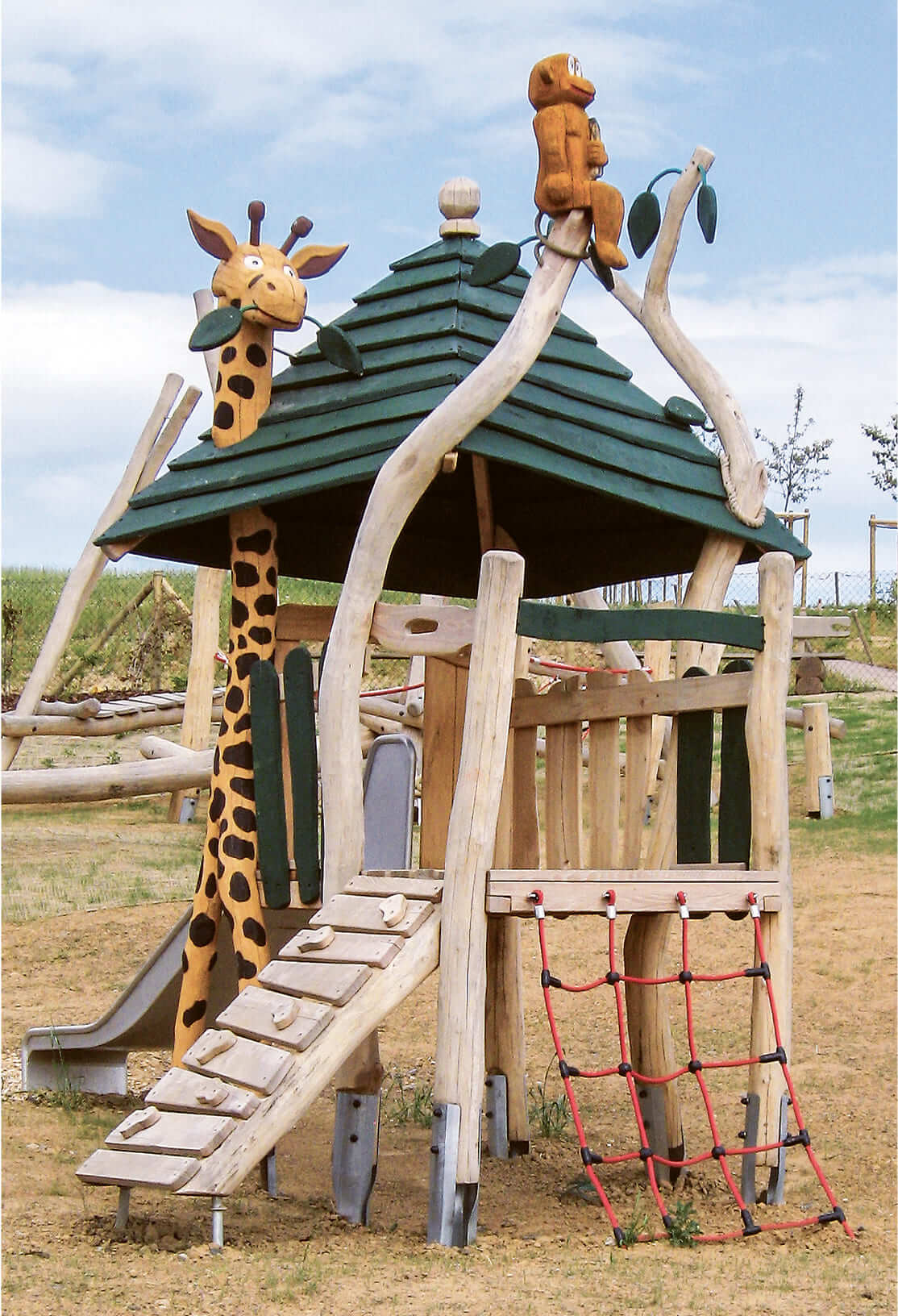 Maisonnette de girafes