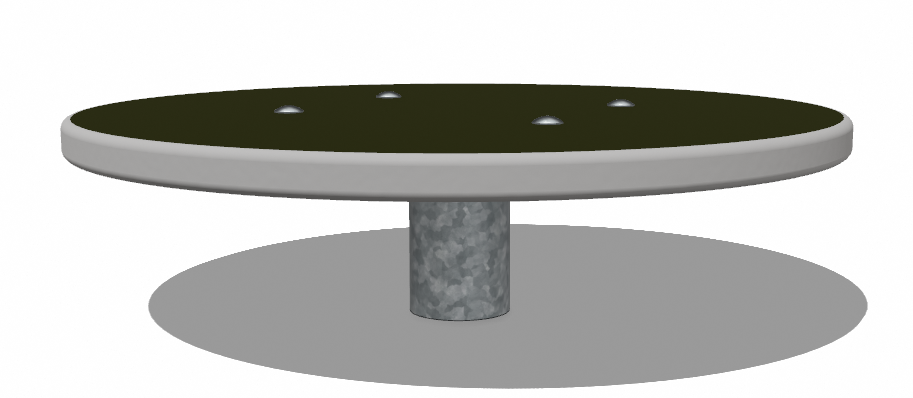 Table ronde pour bac à sable