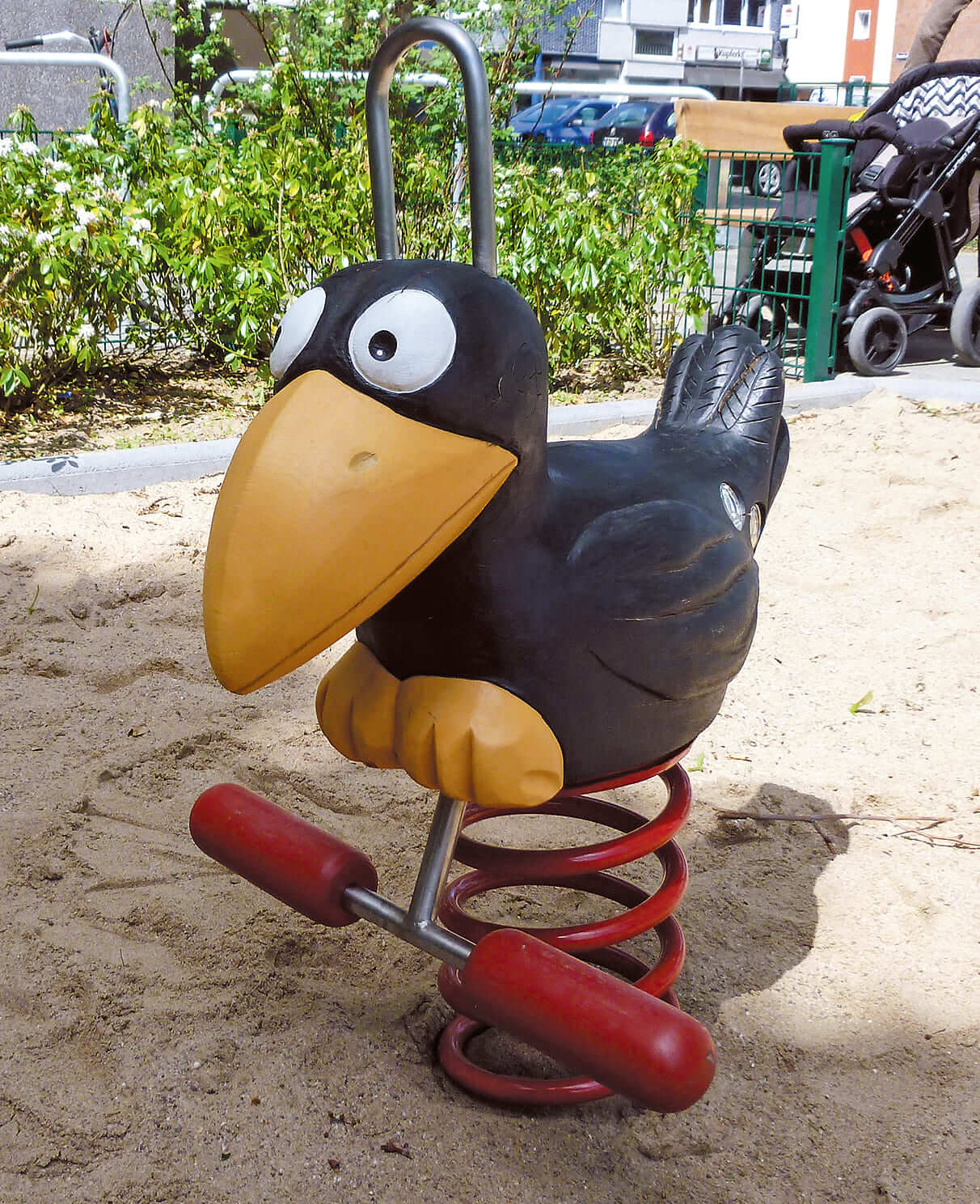 Jeu sur ressort Corbeau 