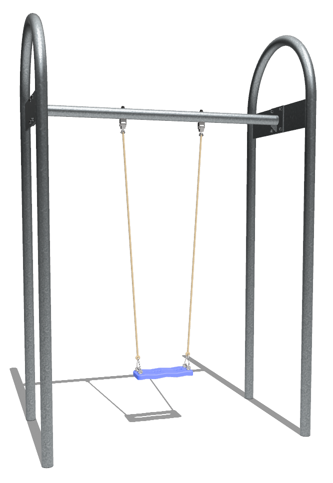 Einfachschaukel aus Metall