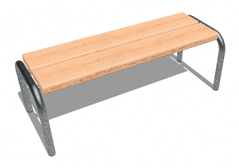 Banc droit ou arrondi pour les enfants