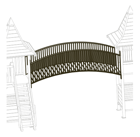 Bogenbrücke zu Aluette 4