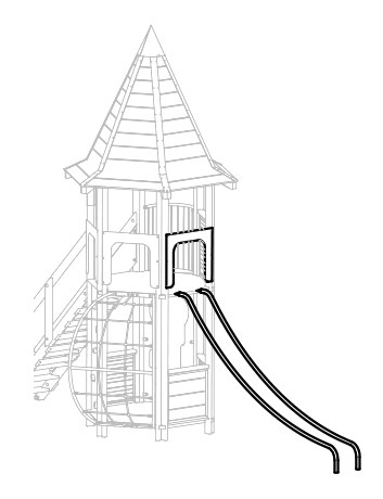 Rutschstangen zu Aluette 6